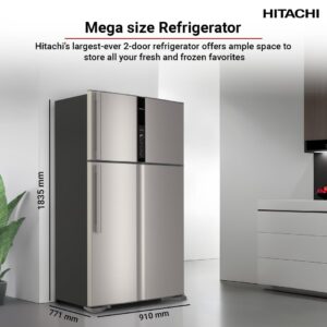 Hitachi Double Door Refrigerator 24.8 Cu. Ft.